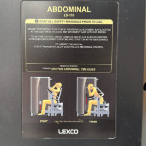 Abdominal Machine LS-110 Lexco