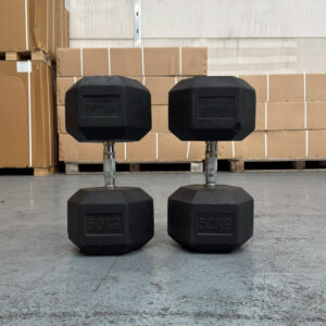 Pair of Dumbbells Hex 50 kg Fitness
