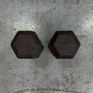 Pair of Dumbbells Hex 50 kg Fitness