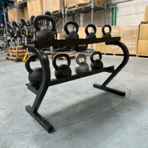 Set of 8 Cast Iron Kettlebells Fitness