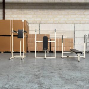 Lot 3 appareils de machines de musculation Fitness