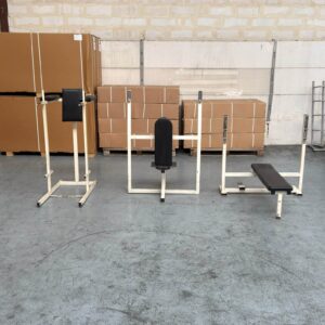 Lot 3 appareils de machines de musculation Fitness